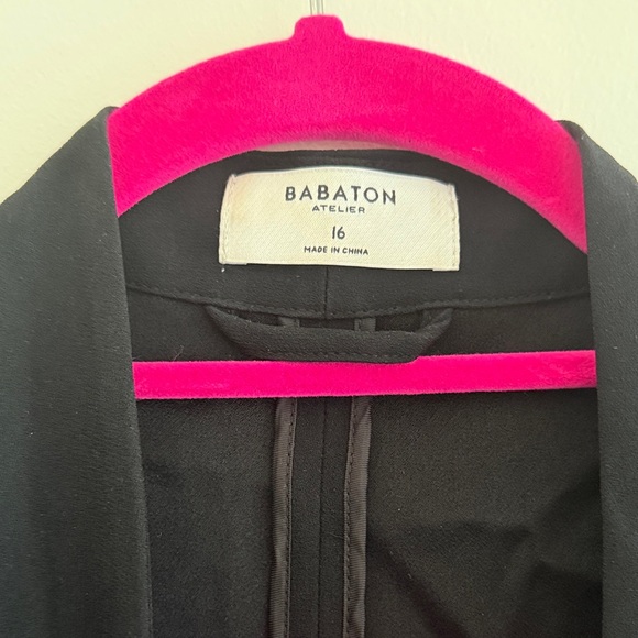 Aritzia Babaton Power Blazer - Mirror Crepe Black - Picture 6 of 6